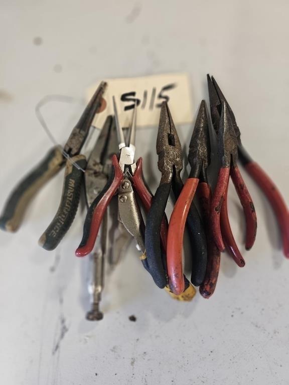 Assorted Long Nose Pliers