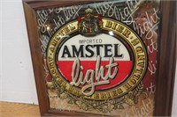Amstel Light Beer Sign 16" x16"