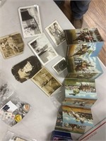 Antique photos and foldable rodeo postcard