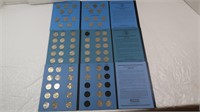3 Statehood Quarter Collector Books w/Contents