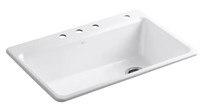 Kohler Riverby 33" Single Basin Top-Mount