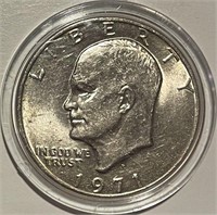 US 1971D Uncirculated Eisenhower $1