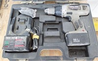 PORTER CABLE CORDLESS DRILL-DRIVER-
WITH CASE -