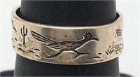 Sterling Silver Ring With Bird Design