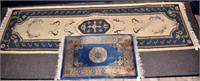 2 Oriental carpets: 108"x32", 36"x24"; as is