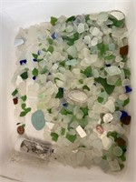 Misc beach glass and shells