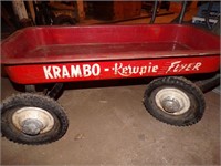 KRAMBO-KEWPIE FLYER RED CHILD'S WAGON