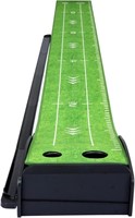PGM Golf Putting Mat with Automatic Ball Return