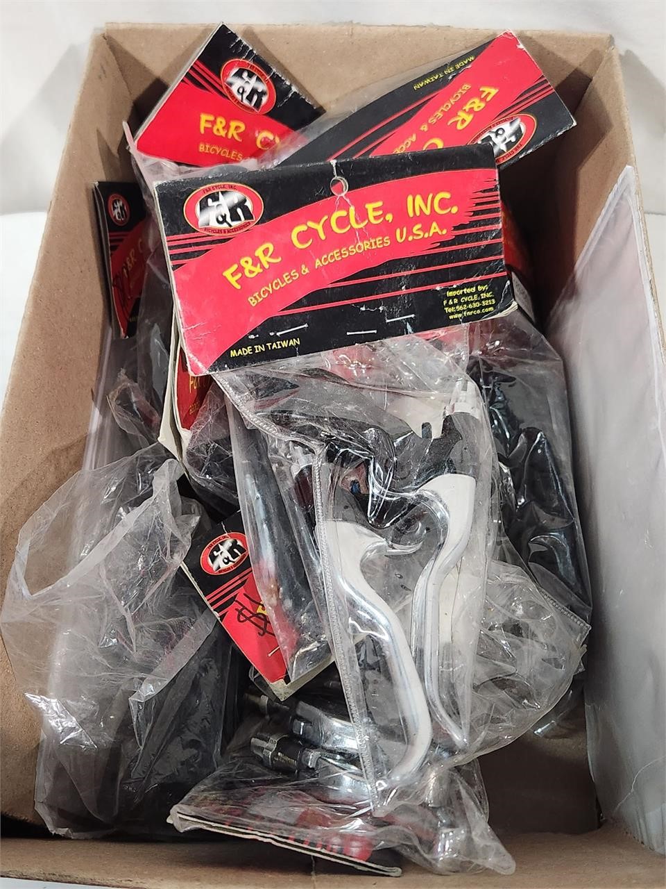 Box of Bicycle Accessories