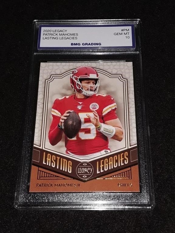 Patrick Mahomes 2020 Legacy GEM MT 10 Lasting Lega