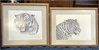 Jill Foglesong Signed Bengal Tiger African Leopard