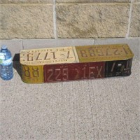 License Plate Metal Shelf 23" L x 6.5" D