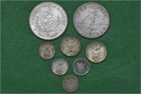 8 - Misc Silver Foregin Coins