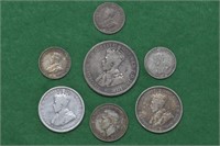 7 - Misc Silver Foregin Coins