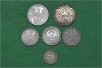 6 - Misc Silver Foregin Coins