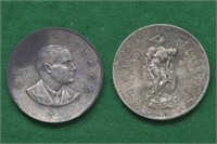 2 - Misc Silver Foregin Coins