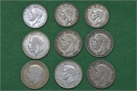 9 - Misc Silver Foregin Coins