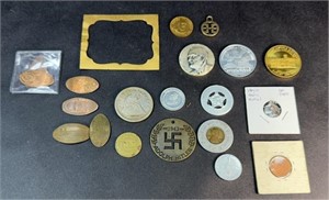FOREIGN COINS & TOKENS