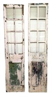 Pair Vintage Wood Interior Doors