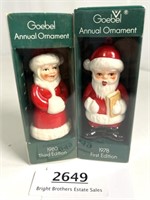 Highly collectible, Ceramics by Goebel. Santa