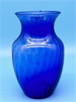 Cobalt Blue Glass Vase