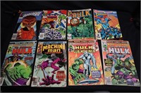 Lot of 8 vintage super hero comics