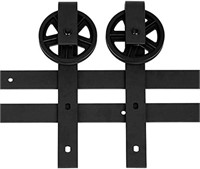 Amazon Basics Sliding Barn Door Hardware Kit, 6.6