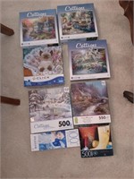 8 puzzles cottages most are sealed.