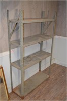 36x12x59" Tall Metal Shelf