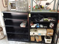 3 Metal Shelves w/ Auto Parts