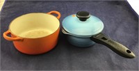 Le Creuset #16 Sauce Pot With Lid And #8