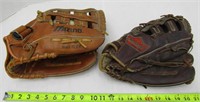 Mizuno Softball Glove & MacGregor Baseball Glove