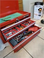 Craftsman 3 drawer tool box with tools