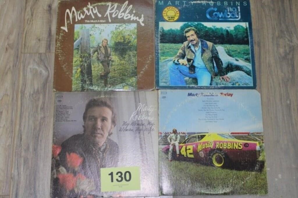 FOUR MARTY ROBBINS ALBUMS