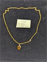 14k Gold Necklace & 10k Pendant - 5.3g Total