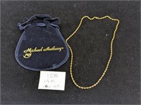 14k Gold 10.1g Necklace
