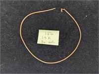 14k Gold 5g Necklace