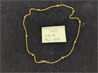 14k Gold 9.1g Necklace