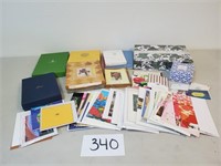 Assorted Stationary & Unused Cards (No Ship)