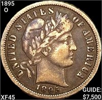 1895-O Barber Dime NEARLY UNCIRCULATED