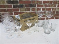 Lot of Wine Glasses, Drinking Glasses & More