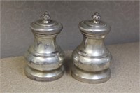 pair of 800 silver salt/pepper grinder