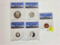 ANACS 2010-S PR70DCAM Five Coin Set