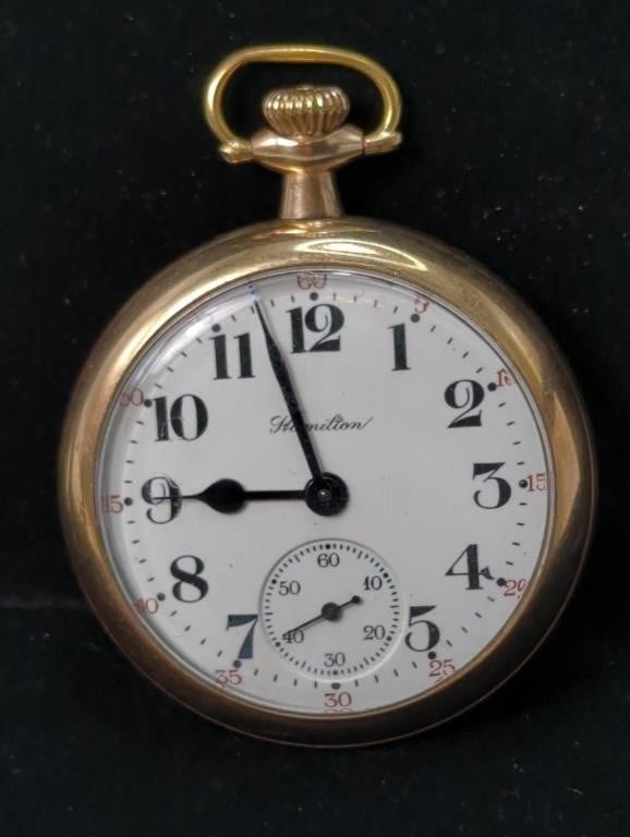 1920 Gold Filled Hamilton Watch Co. 17 Jewel Size