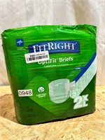 New FitRight OptiFit adult diaper sz 2XL