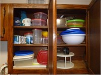 Contents of Kitchen Cabinet - Plastic Ware