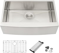 Dcolora 36 Inch Farmhouse Sinks Stainless Steel