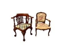 2 Assorted Armchairs