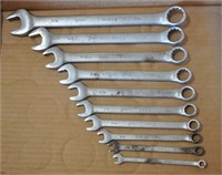 PM combination wrench set, 1/4" - 7/8"