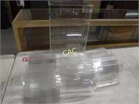 Assorted Plastic Displays Cases